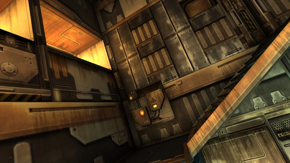 The industrial interior of Core from Shadowgun: DeadZone